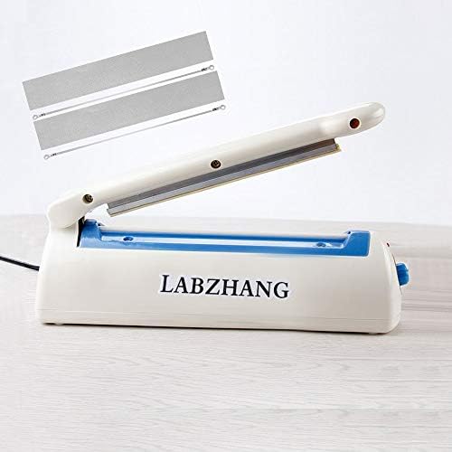 Labzhang 8 polegadas Sealador de bolsa de impulso, selador de calor por impulso, sela de aquecimento manual de aquecimento de
