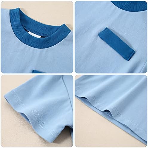 Yuemion Infant Baby Boy Roupos de roupas de verão Camiseta de manga curta +shorts roupas de criança para menino 6m 12m 18m 24 meses 2-3t
