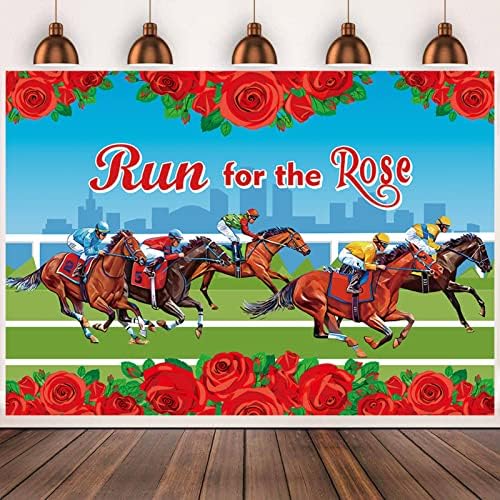 Kentucky Racing Backdrop 7x5ft Run for the Roses Decorações Derby Cavalos Bancário Banner Fotography Supplies for Racing Racing