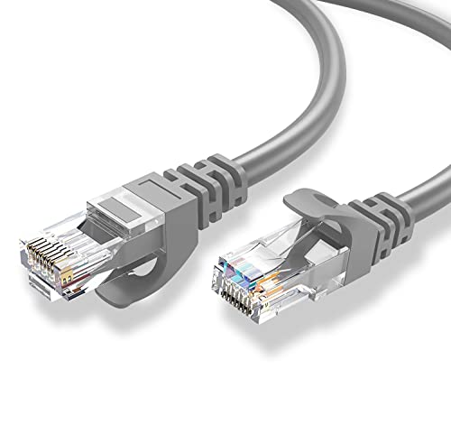 Cabo Maxlin CABT6 Cabo Ethernet para jogos Black Fio de cordão de rede de rede de 200 pés - Cabo de Internet de alta velocidade,