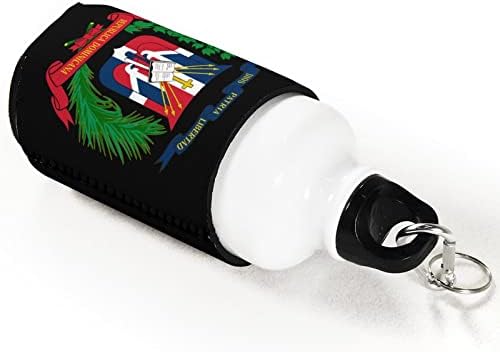 Logotipo de bandeira da República Dominicana Mangas de Copo Reutilizável Cuple Iced Icel Isoled Cup Titular com padrão fofo para bebidas frias quentes