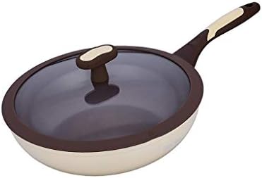 Gydcg Ceramic Wok não-bastão doméstico Pan de petróleo de cozinha de cozinha panela a gás