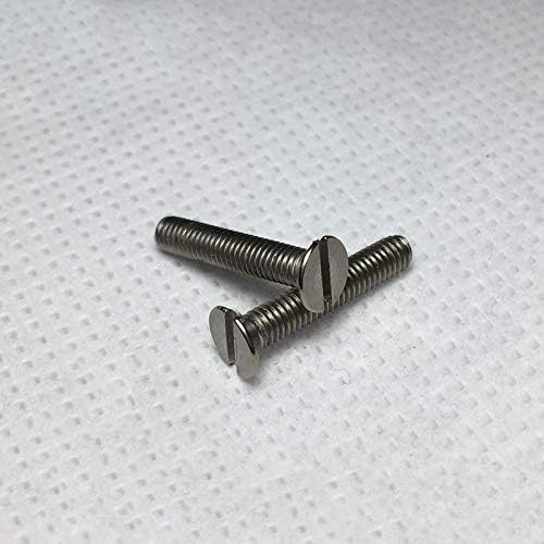 Parafuso M3 Titanium Sloted Bumtersunk Head parafusos parafusos planos parafusos parafusos de fixação de titânio puro -