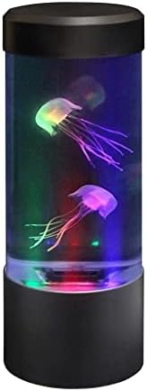Lâmpada de água -viva para desktop led de TKHP com 2 geléia de coragem de cor para economizar energia economia de aquário suave lâmpada de humor USB Lâmpada de decoração de escritório em casa
