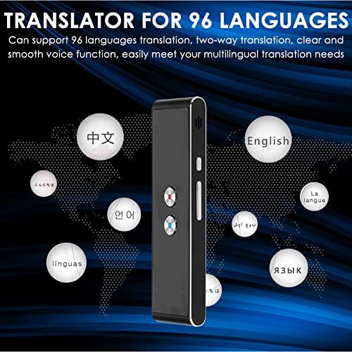 Dispositivo de tradutor ccylez dispositivo portátil tradutores de idiomas estrangeiros com 44languages ​​de 2 vias tradução instantânea bluetooth 4.0 tradutor de linguagem de voz para negócios