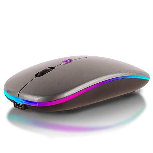 Recarregável Modo Bluetooth de modo duplo Bluetooth Bt mais 2.4g sem fio Mouse silencioso mouse silencioso Mouse
