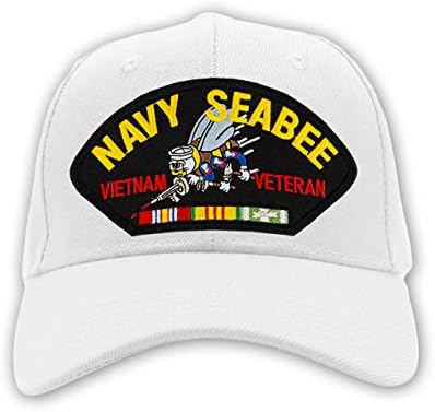 Patchtown US Navy Seabee - Vietnã Chapéu veterano/baile ajustável O tamanho é mais