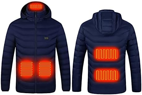 Aquecimento Jaquetas USB Jaqueta de casaco elétrico aquecido colete com capuz de inverno mais quente homem jaquetas mensais