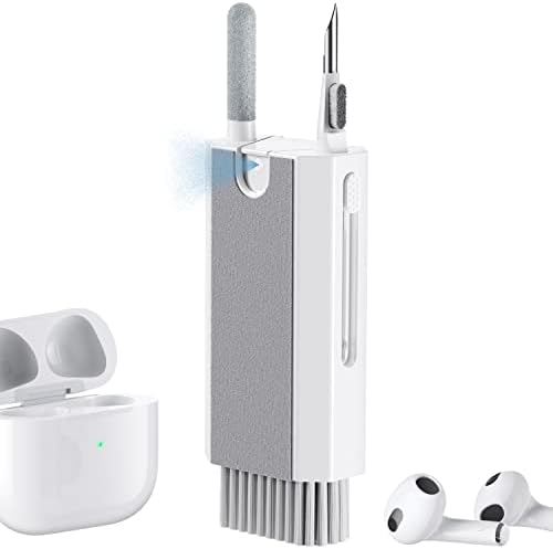 Kit de limpeza para airpods pro 1 2 3, kit de limpeza multifuncional [8 em 1] para fone de ouvido, smartphones, tablets, laptop, ferramenta de limpeza de teclado para iPhone iPod