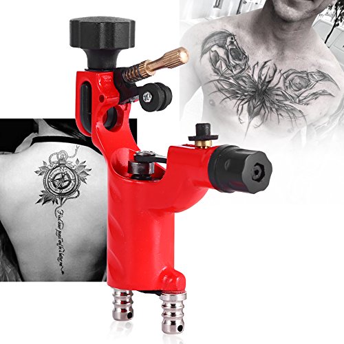 7 cores Máquina de tatuagem rotativa, RCA Cord Artist Tattoo Gun Motor, Moda Tattoo Supplies for Tattoo Beginner