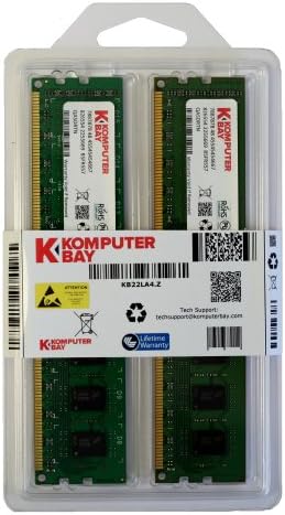 KomputerBay 4GB 2x 2GB DDR2 800MHz PC2-6300 PC2-6400 DDR2 800 DIMM Desktop Memory