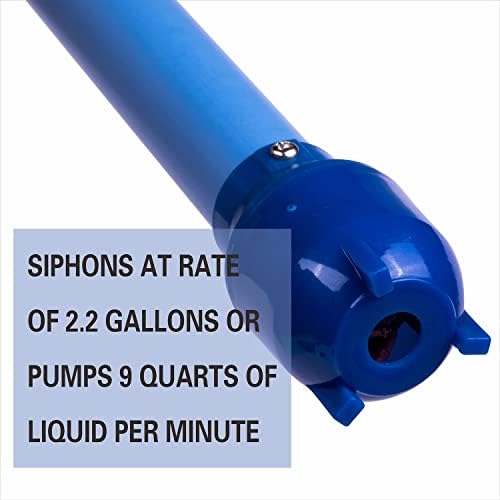 Portátil combustível de transferência de água de água otário líquido operado 2,3 gal/minuto para gás lata aquário