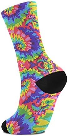 Mr.xzy Long Crew Sports Sports Athletic Fit Casual Outdoor para adulto tie-dye 2 pares 2010235