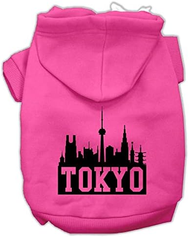 Mirage Pet Products 62-75 LGBPK Tokyo Skyline Print Capuz de estimação rosa brilhante, grande