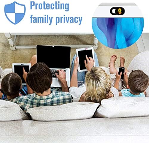 Capa da webcam, capa de câmera MAC de laptop ultrafina Slide fofa, [4 PCS] MacBook Air/Pro Web Camera Capa Slide para iMac, PC, iPad, frente, mini capa de privacidade da lente da câmera Proteja sua privacidade.