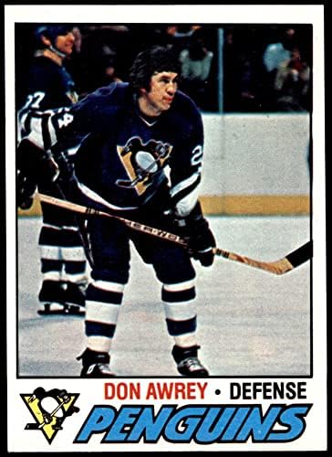 1977 Topps # 137 Don Awrey Rangers-Hockey NM Rangers-Hockey
