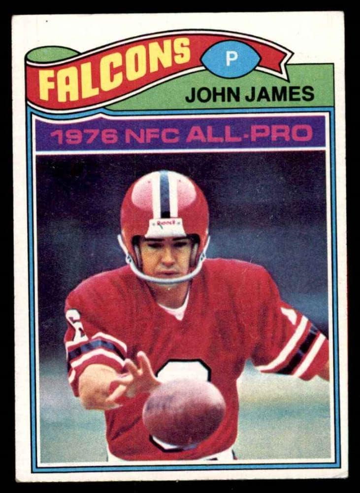 1977 Topps # 120 John James Atlanta Falcons VG Falcons Florida
