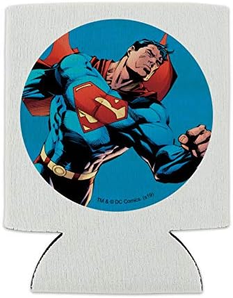 Personagem do Super -Homem CANER FRION - HANGELA DE BEBIDA ISULADOR COLAPLECIVO - Suporte isolado de bebida