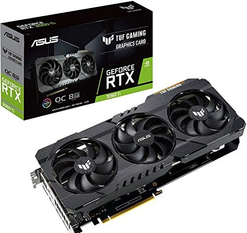 ASUS 2021 NEWST TUF GAMING NVIDIA GEFORCE RTX 3060 TI OC Edition Graphics Card +Allyflex HDMI