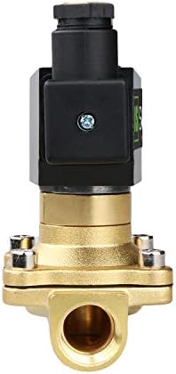 Válvula solenóide elétrica de bronze de 1/2 110V AC nbr vedação n.o.