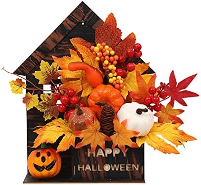 Decoração de Halloween Ação de Graças Maple Pumpkin Autumn Scene Ornament Ornament Outdoor Christmas Bulbs Ornamentos