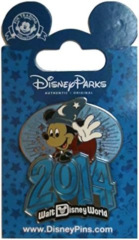 Disney Pin - Walt Disney World - Logotipo Retro - Mickey do feiticeiro
