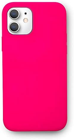 Caso criminoso - iPhone 12 Mini Case - Cover de telefone de silicone de neon elegante - compatível com carregamento sem