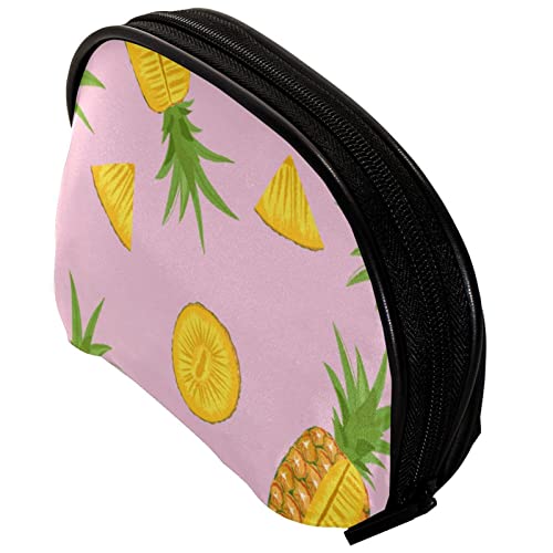 TBOUOBT SACOS COSMETOS Sacos de maquiagem para mulheres, pequenas bolsas de maquiagem sacos de viagem, abacaxi de frutas