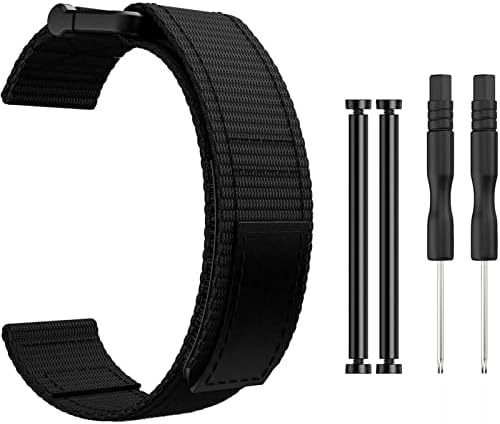 Irfkr 26 mm tiras de banda de vigilância de nylon de 22 mm para Garmin Fenix ​​7 7x 6x Pro 5x Watch EasyFit Wrist Band Strap