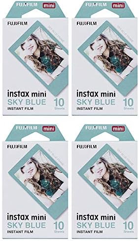 Fujifilm Mini Sky Blue Film, 10 exposições