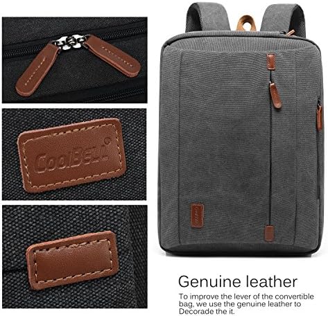 Coolbell 15,6 polegadas conversível para laptop bolsa de ombro de laptop backpack pano oxford pano multifuncional para laptop/macbook/tablet