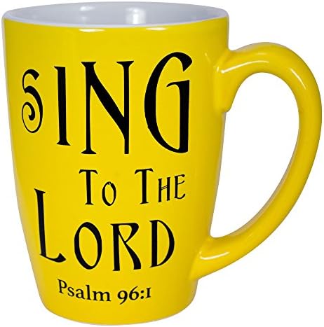 Cante para a Lorde Mug Chrristian Music Amarelo Cerâmica 13 oz, Coro