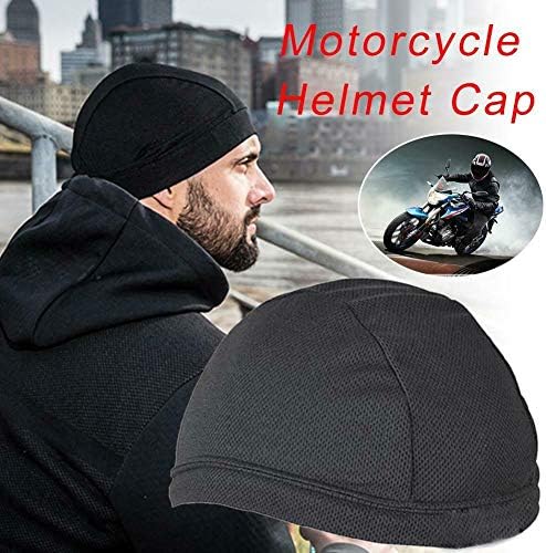 Toplor umidade Wicking Skull Cord/Capacelet Liner/Running Saine Caps for Men - Motocicleta Ciclismo Banda de suor de cúpula