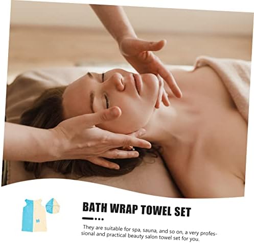 FOMIYES 1 SET TUBE Top Banho Salia Conjuntos de spa para mulheres Conjuntos de banho para mulheres Toalhas de praia de microfibra para adultos Toalha de banho vestível Toalha facial Mulher Robo de banheira Towels de praia