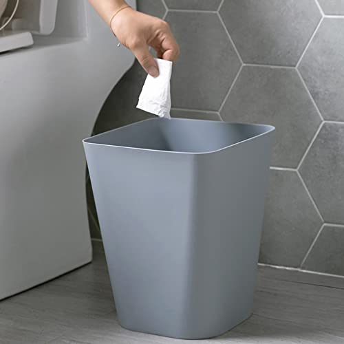 Lixo de cozinha lata de lixo quadrado criativo pode desperdiçar caixas de estar quarto de tampa de tampa de papel cesta de papel de lixo simples lixo lixo pode lixo