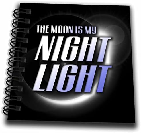 Imagem 3drose de palavras a lua é minha luz noturna na lua negra. - desenho de livros