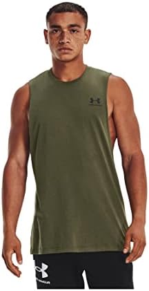 Under Armour Men's Sportstyle esquerda Camiseta de corte no peito