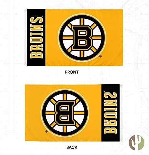 Desert Cactus Boston Bruins Bandeiras Equipe NHL Nacional da Liga Hóquei poliéster Indoor Outdoor 3x5 pés bandeiras