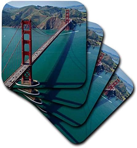 3d Rose San Francisco-Golden Gate Bridge e Marin Headlands Mobas-russas, multicolor