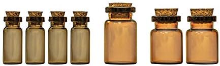 Tim Holtz Idea-Eology Apothecary frascos com pacote de rolhas 7/frascos, inclui 20 etiquetas vintage e 7 rolhas,