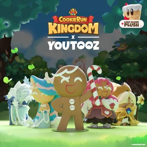 Figura de vinil YouTooz Sea Fairy 5 de vinil, biscoito oficial de fadas colecionáveis ​​de biscoitos de jogo para celular: Kingdom