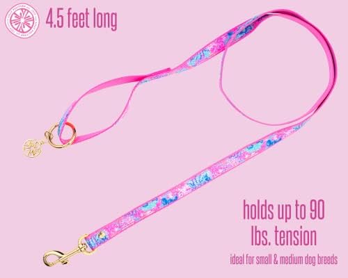 Lilly Pulitzer Crela de cachorro fofa com loop de maça