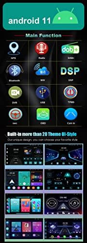 10 Android 11 CarPlay Head Unit Car Rádio Estéreo Player Multimedia para Dodge Ram 1500 2500 3500 2013-2018 Android Auto Bluetooth Audio Estéreo GPS Scret Touch Screen FM/AM DSP