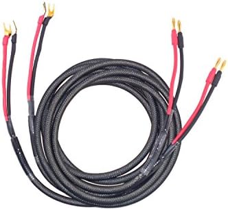 Wyvern [1 par 4 plugues de banana e 4 yplugs hi-fi-shoer wire/montado preto por wirewv-ópbp