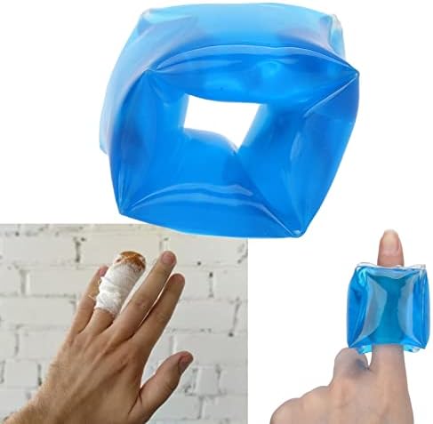 Pacote de gelo, Pacote de gelo em gel reutilizável embrulho frio comprimento leve de dedão dedo gel frio pacote de gelo compressão para lesões