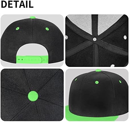 Vintage Disco adulto BIR PLAT BRIM CONTRASTE HIP HIP HAT DE BRIM BRIM BASEBOL Snapback Ajusta Trucker Cap