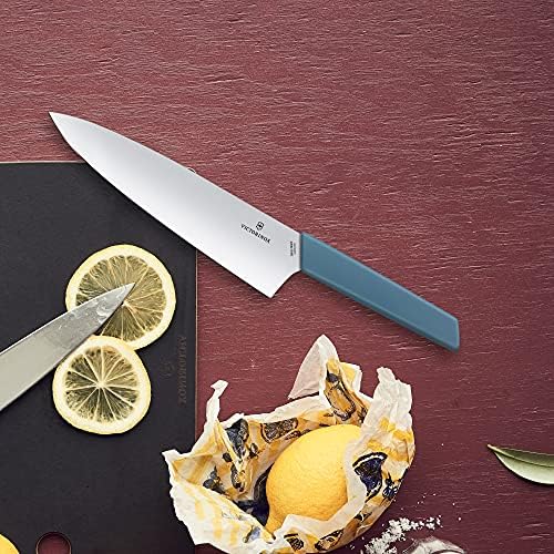 Victorinox Kitchen suíço Moderno Moderno 8 ”Faca Chef Cornflower-Blue 6.9016.202b