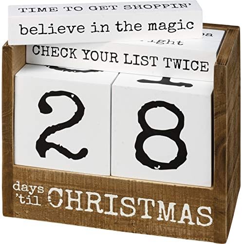 Primitivos de Kathy Block Countdown - Days 'Til Christmas