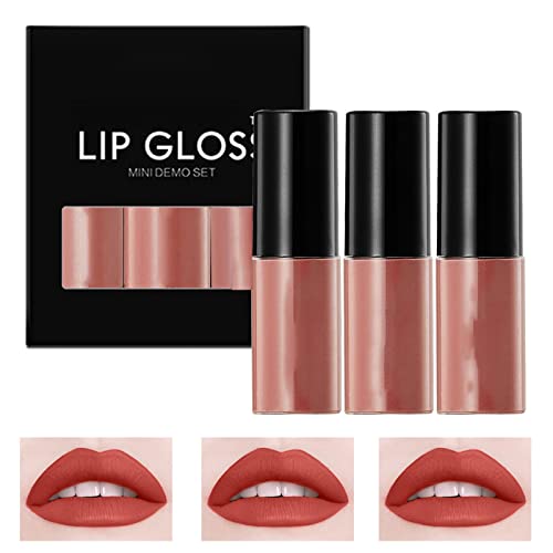 Compensa as meninas de 13 anos de idade 1 conjunto de batom com maquiagem labial Velvet de veludo duradouro High Pigmment nua à prova d'água Lip Girl Girl Ladies Makeup