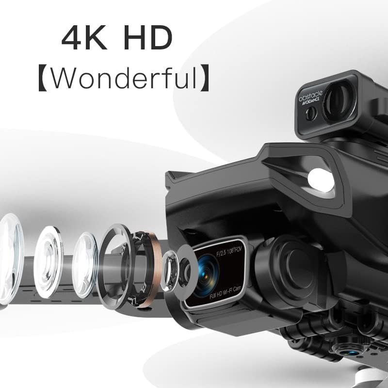 L900 Pro Se Max Drone com câmeras duplas 4K para crianças adultos, com evitação de obstáculos 720p FPV 5G RC Quadcopter